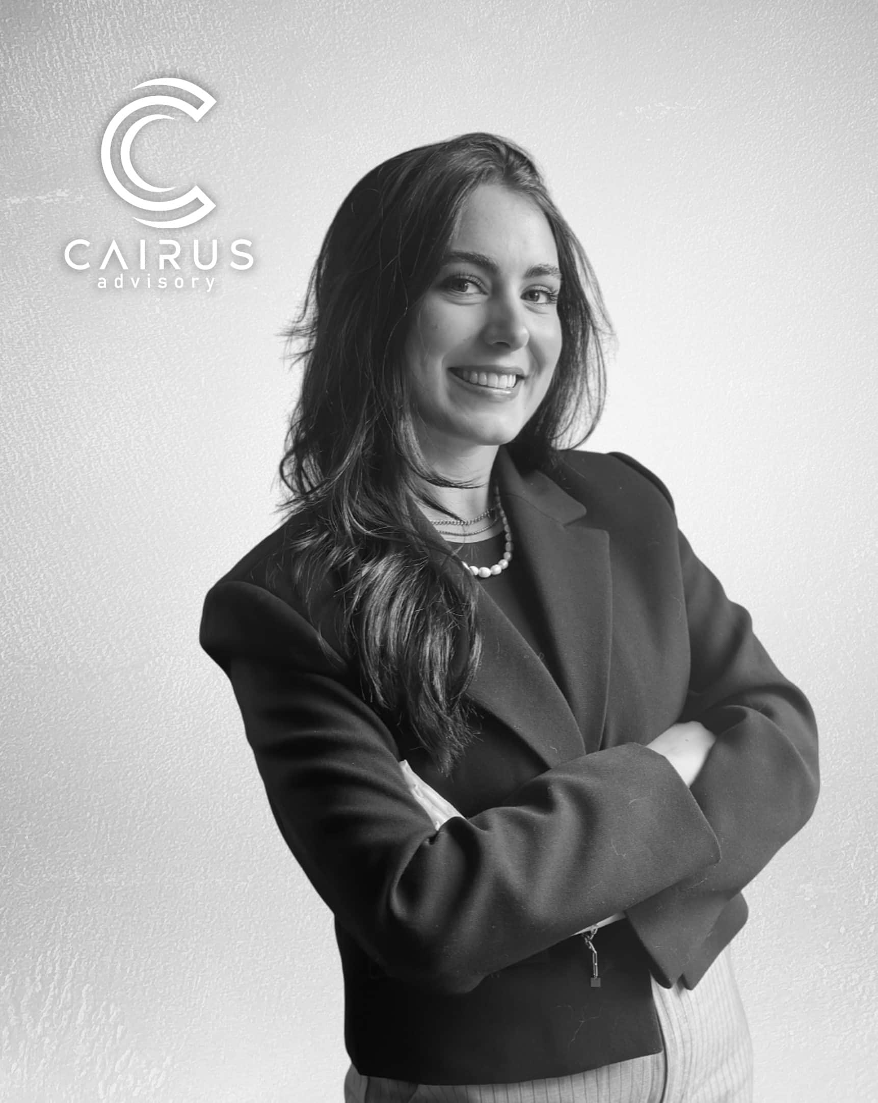 photographie de Auxana REYNAERTS, Chargée de recrutement et de développement RH chez Cairus Advisory